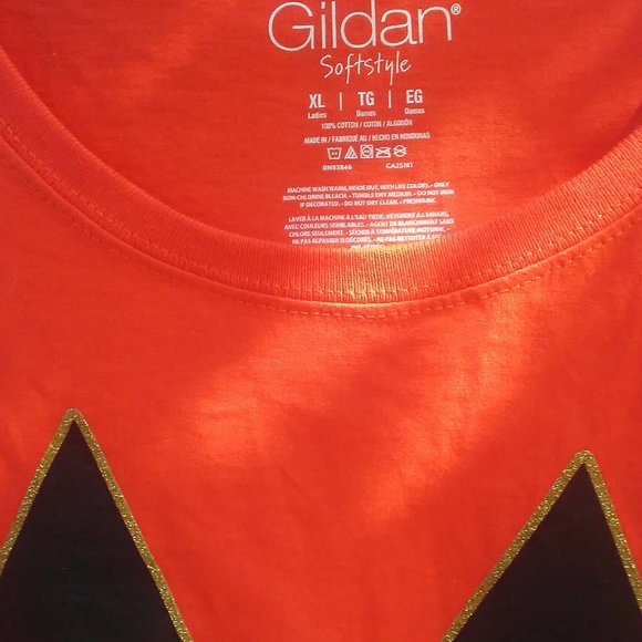 XL Lady Orange w/ face T-Shirt - Picture 5 of 8